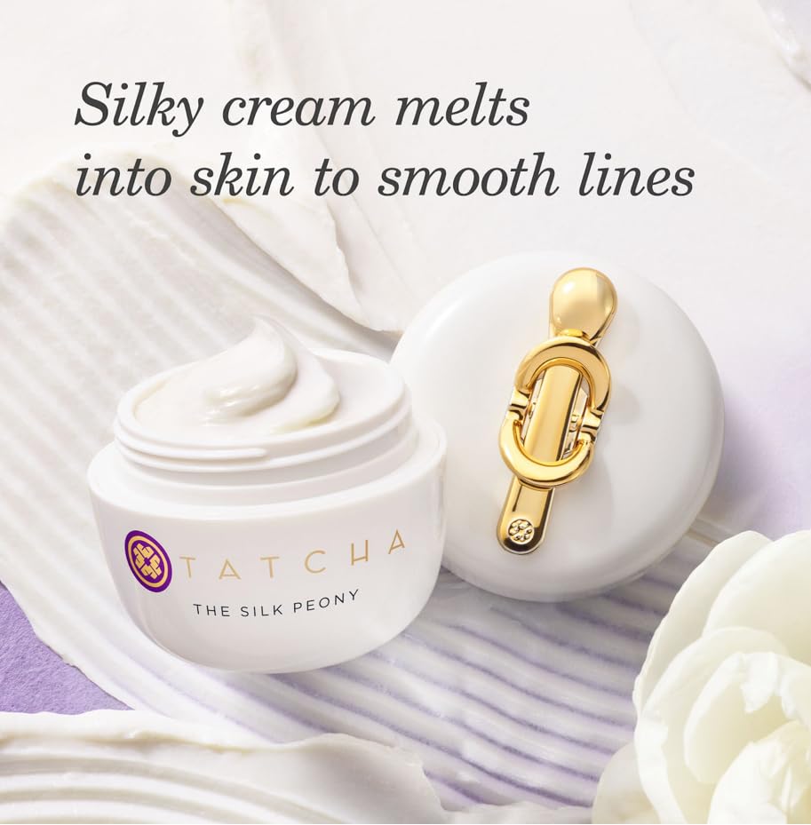 TATCHA Silk Peony Melting Under Eye Cream - Hydrating Line-Smoothing Formula for Wrinkles | 15 ml / 0.5 oz