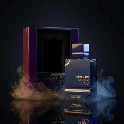 Al Haramain Amber Oud - Dubai Night - Oud Cologne for Men - Amber Perfume for Men - Long Lasting Perfume with Bergamot, Saffron Fragrances - 3.33 oz