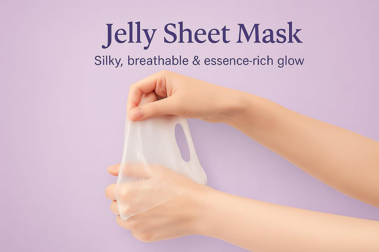 Skiennix Hydrating Jelly Sheet Mask - Deep Moisture & Glass Skin Glow | Brightening for Dry Skin