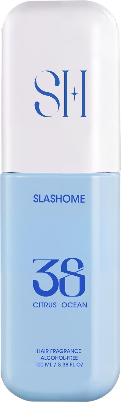 slashome Hair Perfume for Men & Women – Citrus Ocean, Alcohol-Free Moisturizing Hair & Body Mist, Long-Lasting Citrus Woody Fragrance for Hair, Wigs & Fabric, 100ml, Father’s Day & Birthday Gift