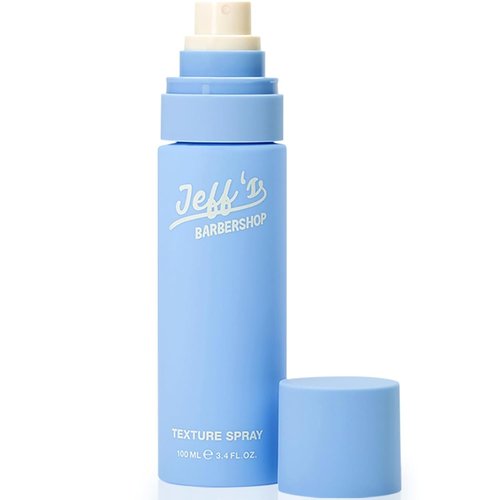 Jeff's Barbershop Sea Salt Texture Hair Spray - Texturizing Volumizer for Men & Women | Light Hold, Sandalwood Scent (3.4 fl oz)