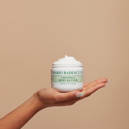 Mario Badescu Coconut Body Butter - Nourishing Moisturizer for Smooth, Radiant Skin | All Skin Types, Enriched with Shea Butter