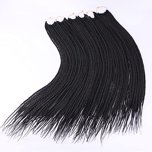 24 Inch 6 Packs/lot 100G/Pack 3X Senegalease Box Braids Crochet Hair Extensions Jumbo Box Braiding Hair