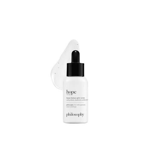Philosophy Hope In A Jar Biome-Balance Glow Facial Serum - Enhanced Hydration with Hyaluronic Acid & Prebiotic - 1 Fl Oz