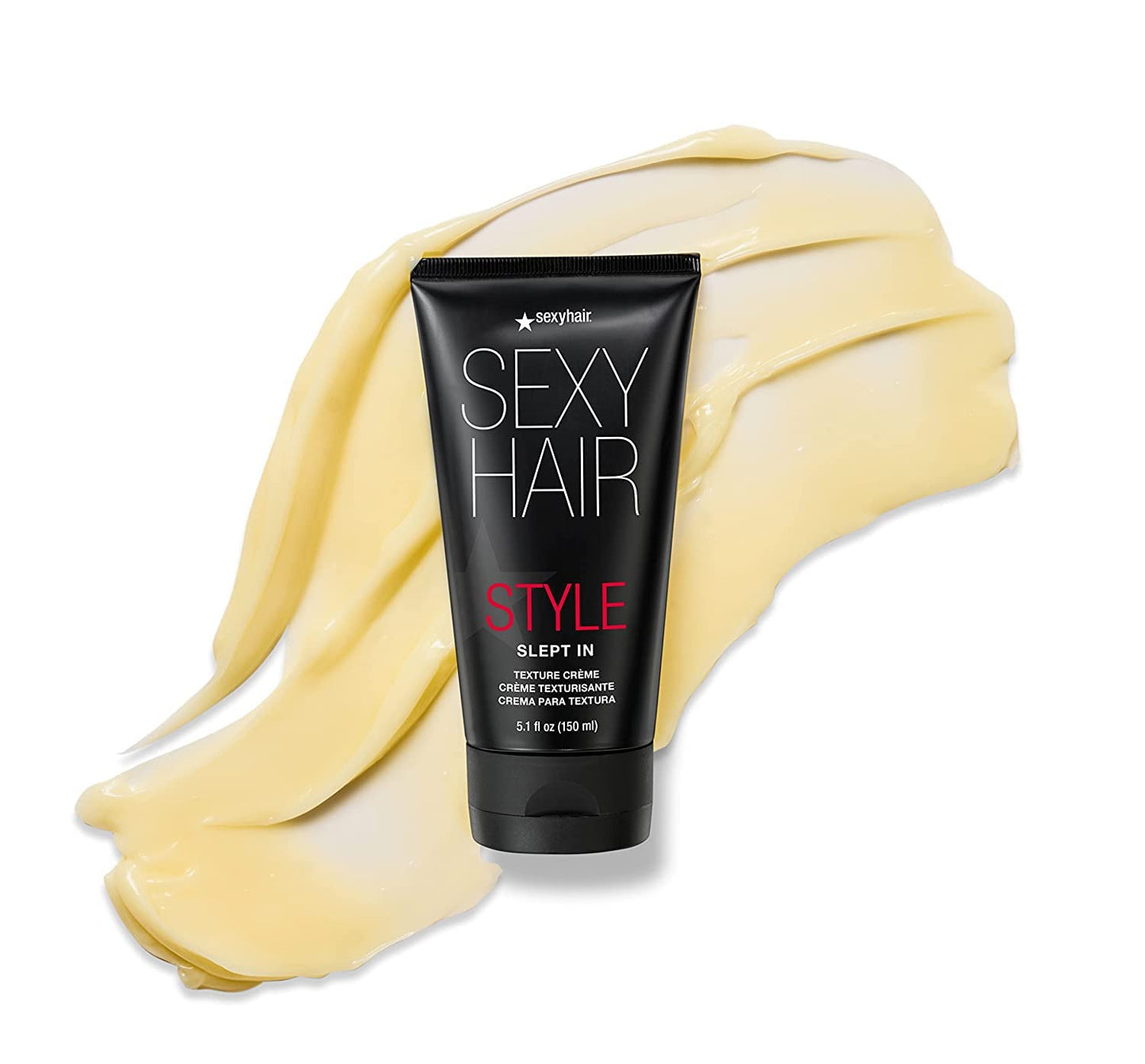 SexyHair Style Slept In Texture Cream - Lightweight Control for Soft Texture & Shine | Easy Wash Out