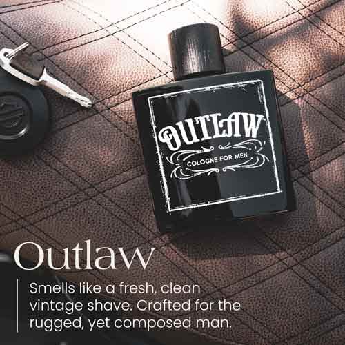 Outlaw Men’s Cologne by Tru Western - Refreshing Bergamot, Lavender and Fir Balsam for a Sensual Aroma - 3.4 oz