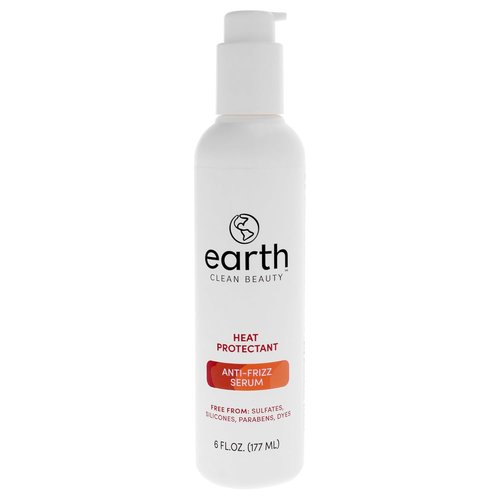 Earth Anti-Frizz Serum - Lightweight Argan Oil & Vegan Keratin Hair Treatment - 6 oz