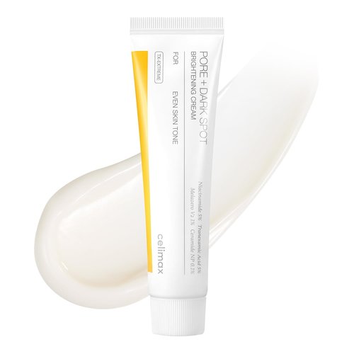 Celimax Pore+Dark Spot Brightening Cream - Niacinamide & Tranexamic Acid | Hydrating for Sensitive Skin, 35ml