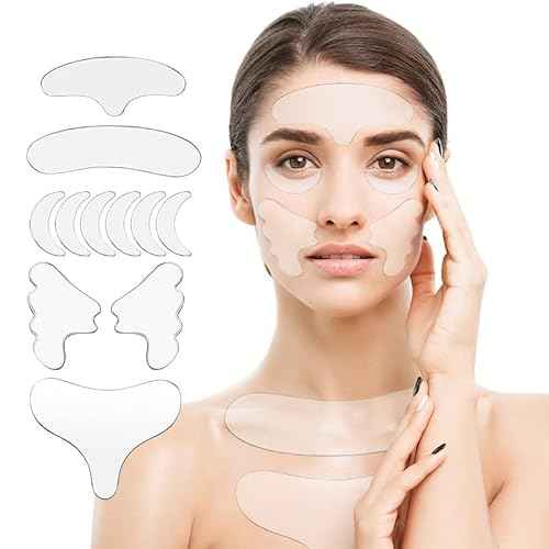 Wrinkle Patches for Face, Neck, Chest, Forehead, Under Eye & Nasolabial Folds ? Reusable Facial Silicone Pads for Anti Wrinkle Treatment, Fine Lines Smoothing, Firming & Hydrating Skincare, 11 Pcs