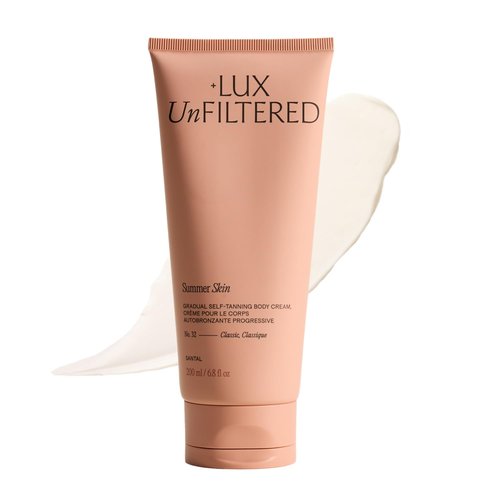 Lux Unfiltered N°32 Self Tanner - Hydrating Gradual Tanning Lotion with Shea Butter & Squalane | Non-Sticky, Natural-Looking - Santal