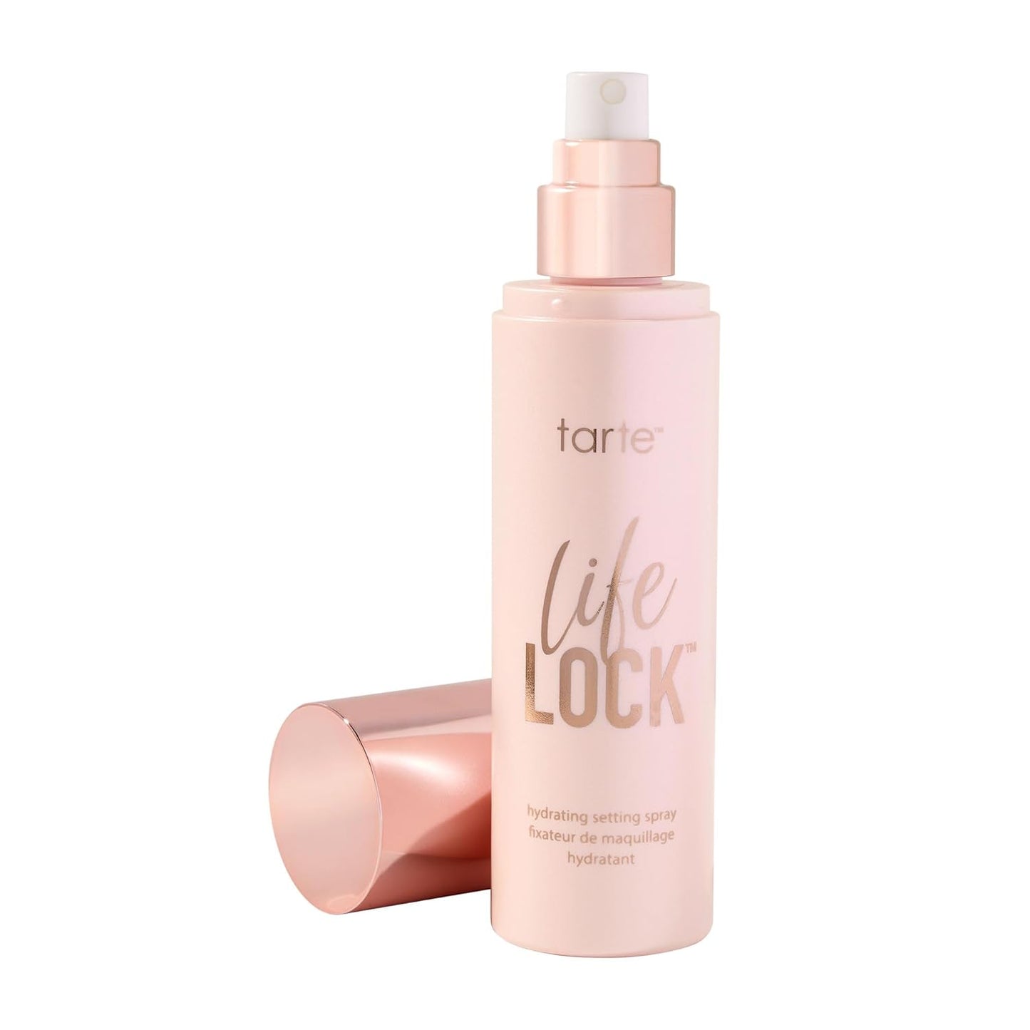 Tarte Life Lock Hydrating Setting Spray - 10-in-1 Weightless Mist with Hyaluronic Acid for Long-Lasting Makeup