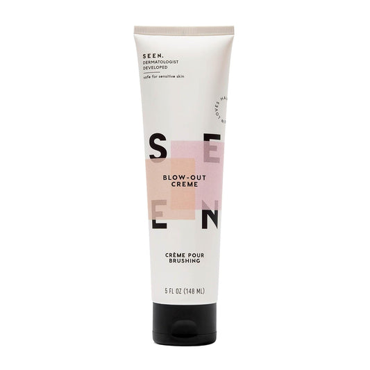 SEEN Blow-Out Creme - Non-Comedogenic Hair Cream for Frizz Control & Heat Protection | Scented, Dermatologist-Developed