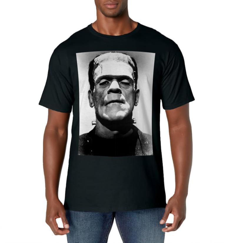 Classic Halloween Monster Poster Horror Movie Frankenstein T-Shirt