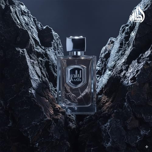 Lattafa Liam Grey Eau de Parfum Spray for Unisex, 3.4 Ounce