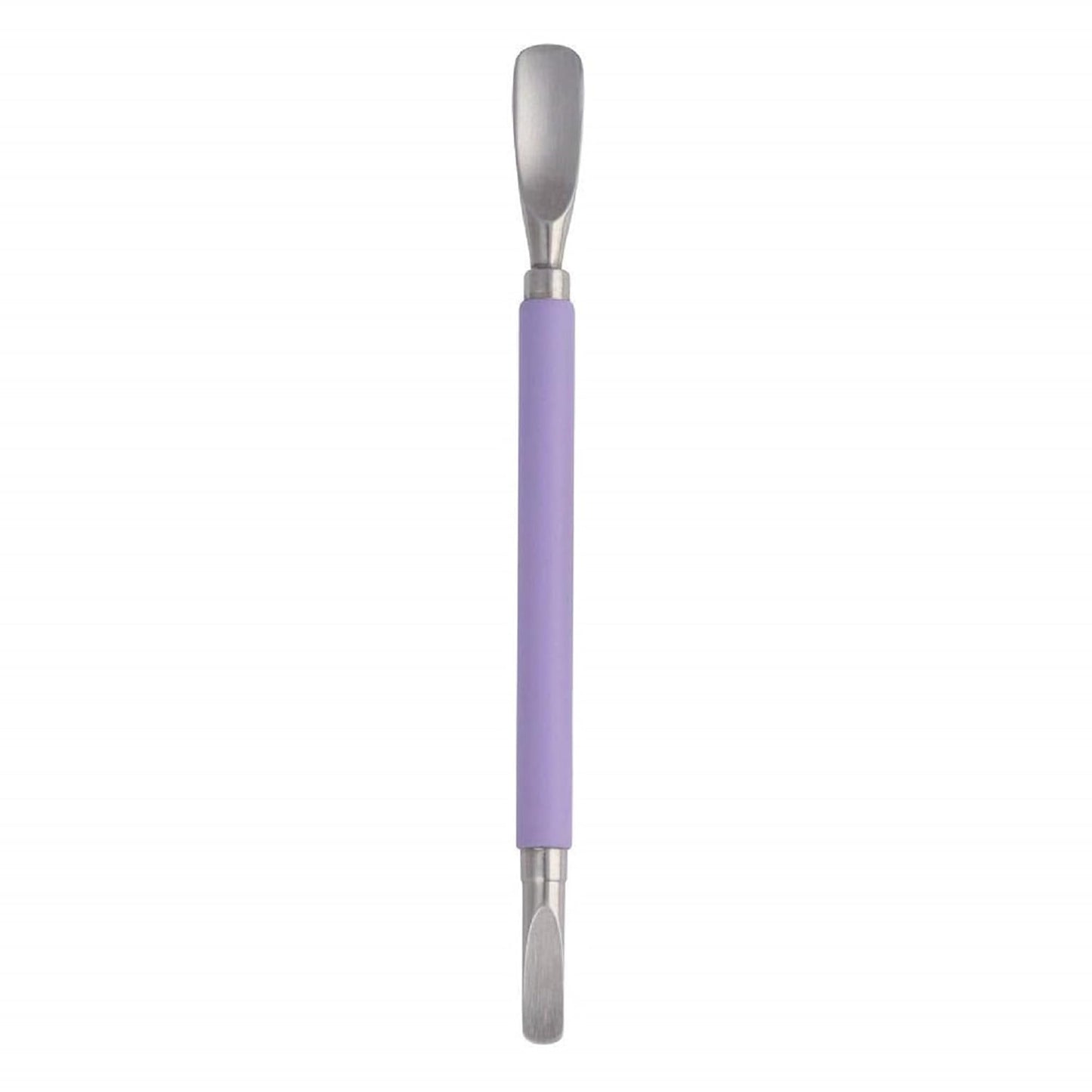 Tweezerman Dual-Sided Pushy - Professional Nail Care Tool in Vibrant Purple Color