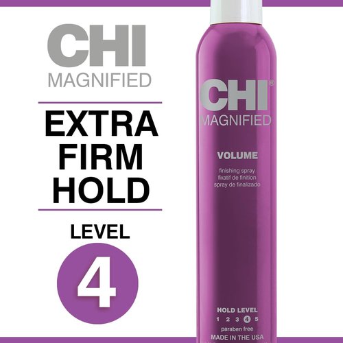 CHI Magnified Volume Finishing Hair Spray - Boost Volume & Shine | 12 Oz for Maximum Fullness
