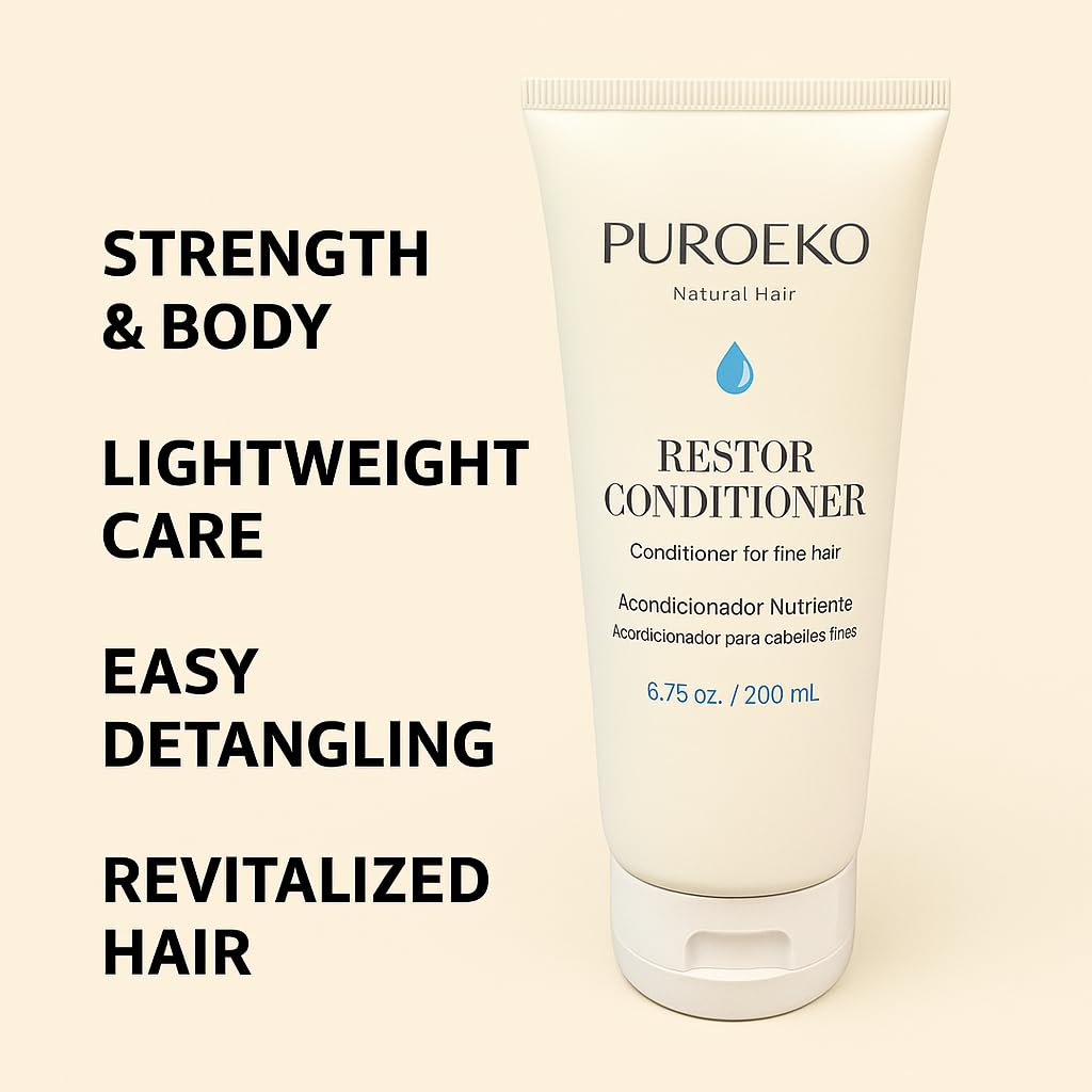 Skiennix Restore Conditioner - Natural Formula for Fine Hair | Nourishing, Strengthening, Vegan, Paraben-Free