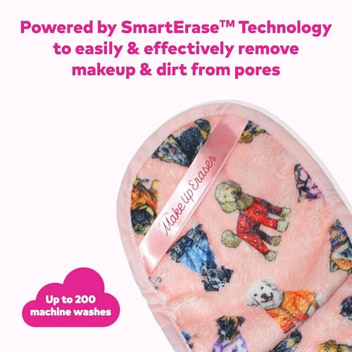 The Original Makeup Eraser, Erase All Makeup With Just Water, Including Waterproof Mascara, Eyeliner, Foundation, Lipstick, Sunscreen, and More! Puppy, 1ct.