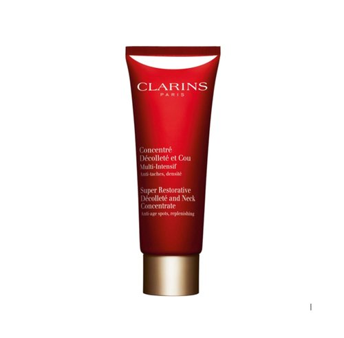 Clarins Super Restorative Décolleté & Neck Concentrate - Anti-Aging Cream for Mature Skin | Deeply Replenishing Formula