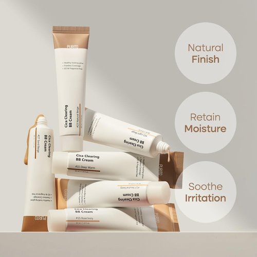 PURITO Cica Clearing BB Cream - Light Beige #21 | Vegan Tinted Moisturizer 1 fl. oz / 30ml