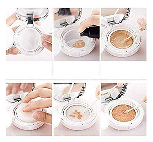 Skiennix Portable Air Cushion Puff Box - Luxurious BB Cream Container with Sponge & Mirror | 15ml (0.5oz)