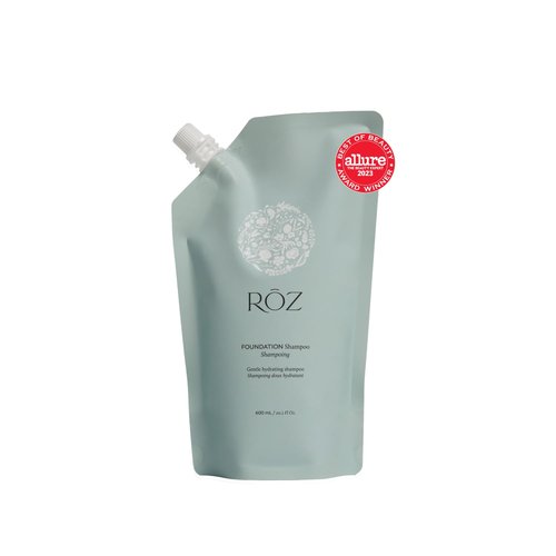 RŌZ Foundation Shampoo Refill - Hydrating & Balancing | BPA-Free Pouch | Vegan & Color-Safe, Silicone-Free