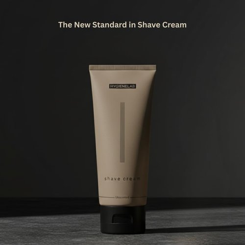 HygieneLab Shaving Cream - Fragrance-Free, Non-Toxic Formula with Aloe Vera & Shea Butter | 6.76 oz