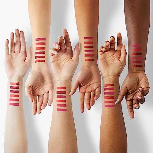 6 Colors Lip Tint Stain Set, Korean Velvet Watery Lip Stain Moisturizing Mini Liquid Lipstick, Multi-use Lip and Cheek Tint, Long lasting Non-Stick Cup Waterproof, Lip Color Makeup