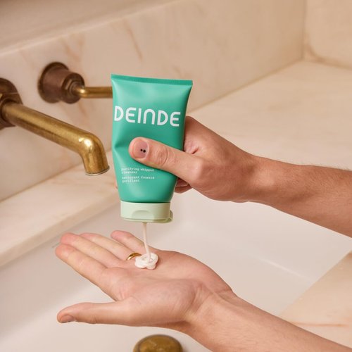 DEINDE Purifying Whipped Cleanser - Deep Clean Without Drying | Non-Stripping Microfoam Face Wash for All Skin Types