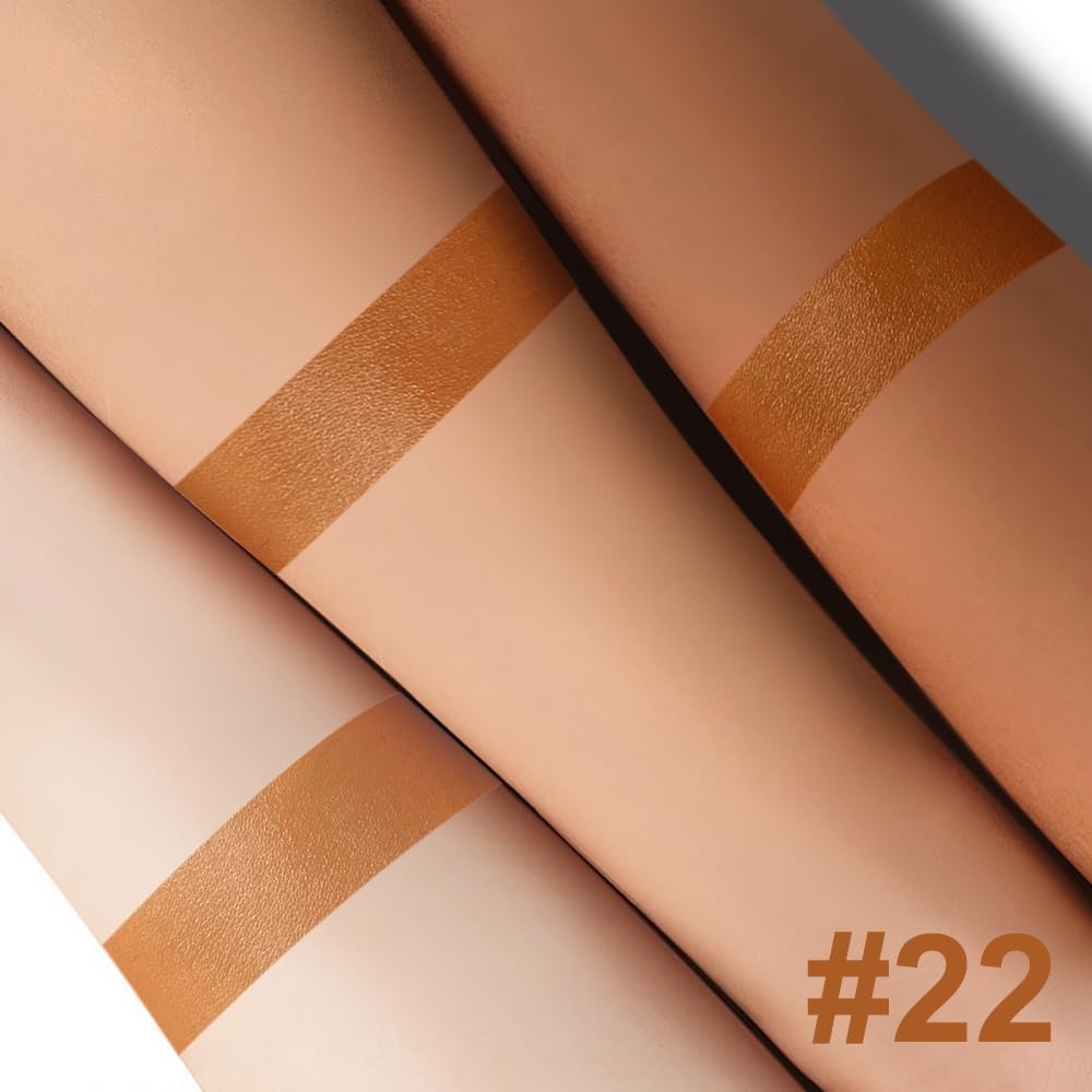 Skiennix Cream Bronzer Stick - Multi-Use Contour Wand for Face Shaping | Matte Finish, Waterproof, Buildable Color (#22, 1PC)