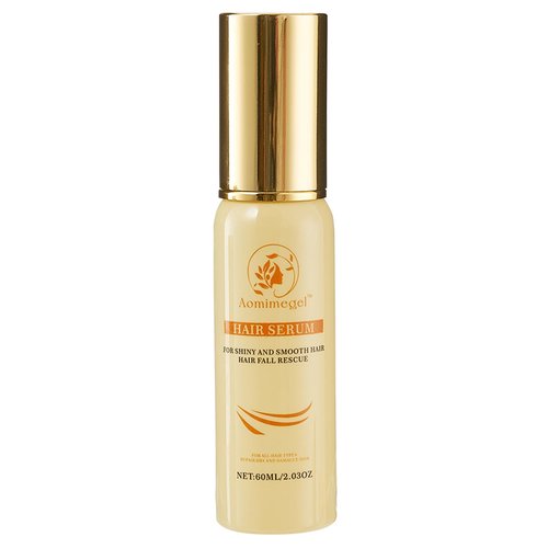Aomimegel Argan Hair Oil Hair Serum Cold Pressed Weightless Argan Oil Hair Treatment for Dry Damaged Hair 2 floz
