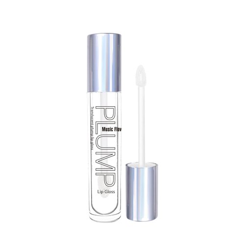 Music Flower Lip Plumper - Achieve Softer, Fuller Lips with Moisturizing Clear Gloss Formula