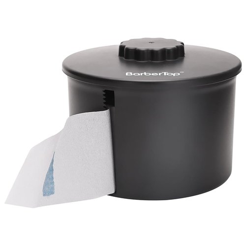 Neck Strip Dispenser, Neck Strips Case, Neck Covering Paper Case Container,Holder Neck Cover Paper Container with Suction Cup Base,Hairdressing Tool for Barber
