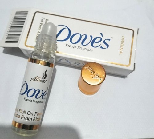 Doves Soap Roll-On Perfume - Alcohol-Free Unisex Attar with French Fragrance | 6ml (0.20 OZ) Pack of 2