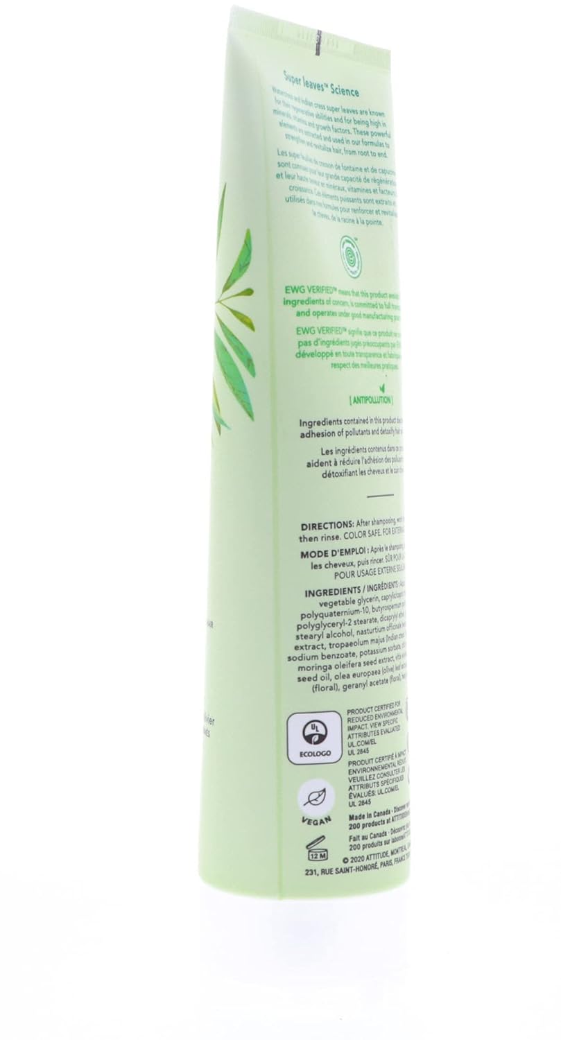 Attitude Natural Conditioner - Nourishing & Strengthening with Grape Seed Oil | 8 oz (240 ml)