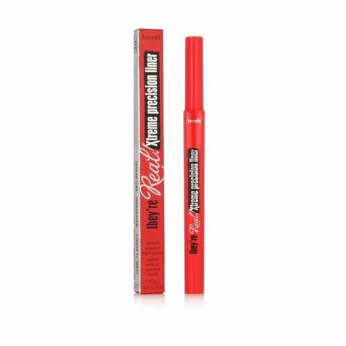 Benefit They're Real! Xtreme Precision Waterproof Liquid Eyeliner - Black, 0.01 Ounce | Long-Lasting Formula