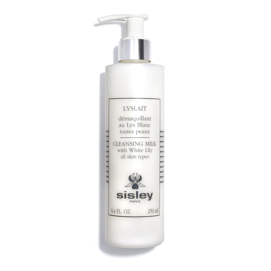 Sisley Paris Lyslait Gentle Cleanser & Makeup Remover - 250 mL with White Lily Extract for All Skin Types