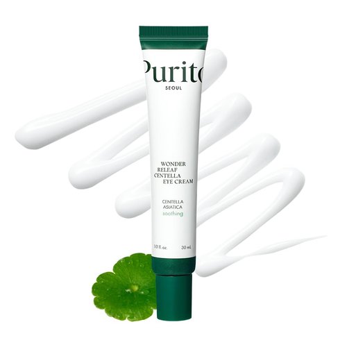 PURITO Centella Eye Cream - Soothing Formula for Sensitive Skin | Reduces Dark Circles & Puffiness | 30ml