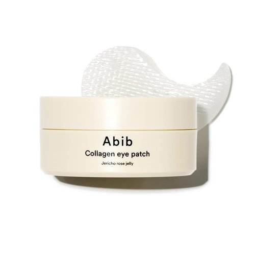 Abib Collagen Peptide Eye Patches - Reduce Wrinkles & Fine Lines with Jericho Rose Jelly | 60 Count