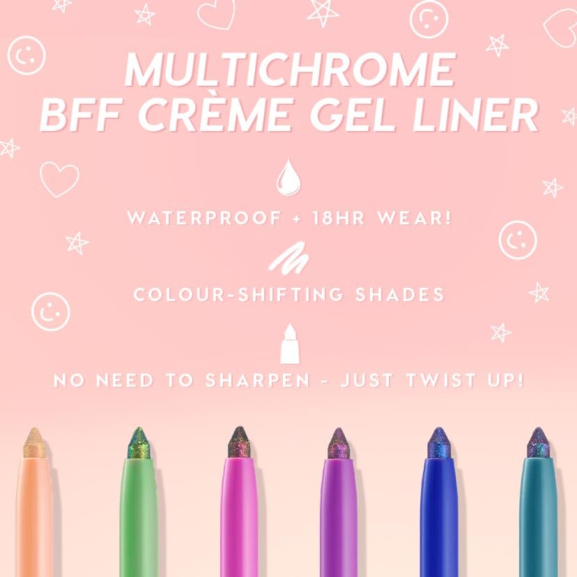 ColourPop Crème Gel Waterproof Chrome Eyeliner - 18HR Smudge-Proof, Ultra-Pigmented Pencil - Ventura Blvd (0.01 oz)