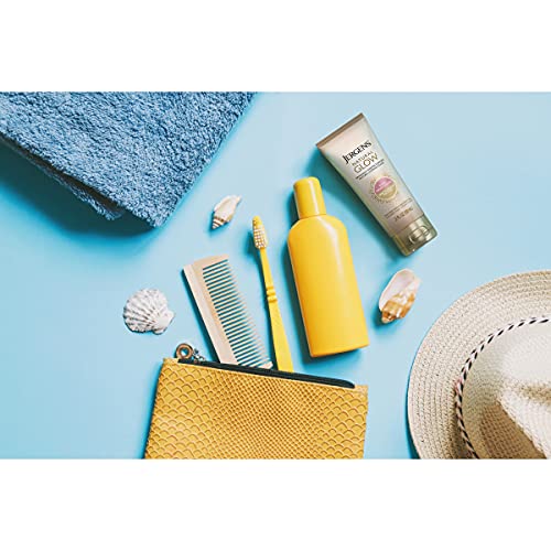 Jergens Natural Glow Face Self Tanner Lotion, SPF 20 Sunless Tanning, Fair to Medium Skin Tone, Daily Facial Sunscreen, Oil Free, Broad Spectrum Protection, 2 Oz, Pack of 2 (Packaging May Vary)