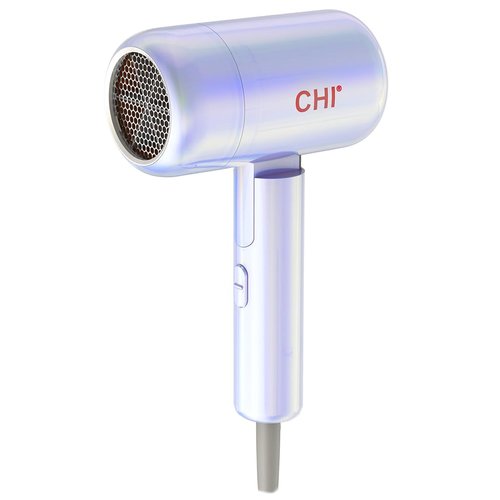CHI The Pearly Hair Dryer - Lightweight & Foldable for Travel | Dual Voltage with Air Concentrator Nozzle