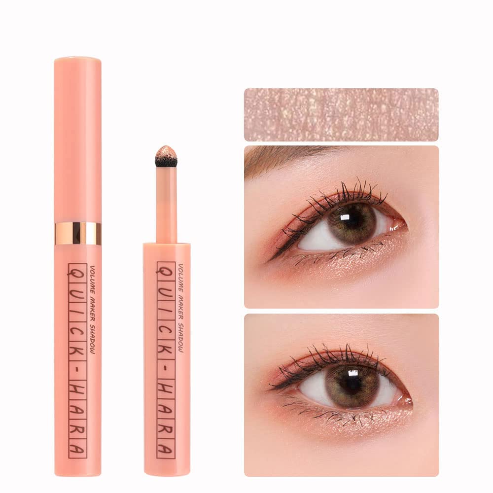 CORINGCO Shimmer Glitter Eye Maker Volume Eyeshadow Stick Quick-Hara Glitter Eye Makeup K-Beauty #02 Dazzling Noon Long Lasting Sparkle Glow Light