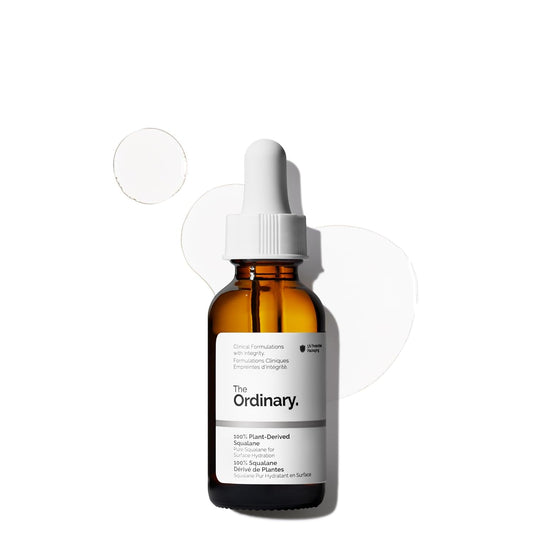 The Ordinary 100% Plant-Derived Squalane - Lightweight Hydration for Skin & Hair, 1 Fl Oz
