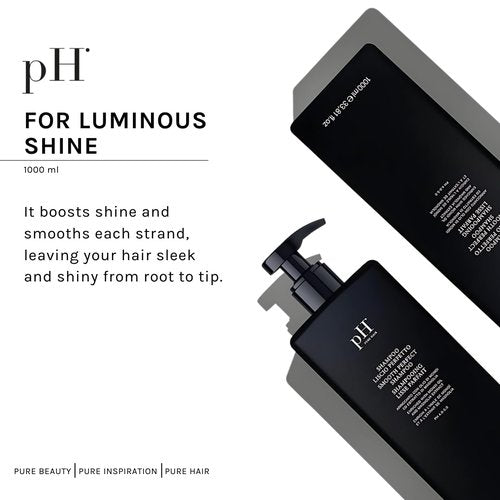 pH PURE HAIR Anti-Frizz Shampoo - Sulfate-Free Hydrating Formula with Monoi Oil & Magnolia - 33.8 oz