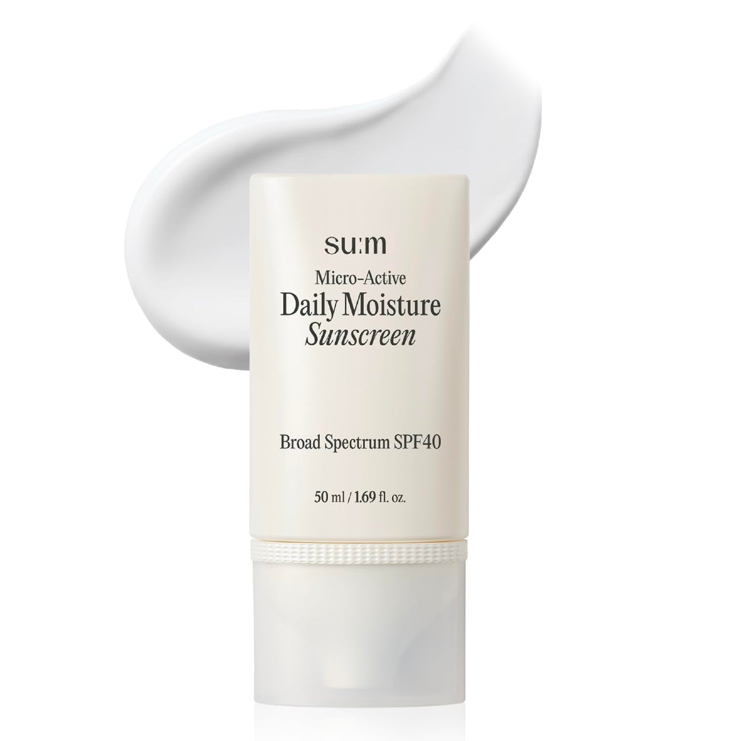 SU:M Micro-Active Daily Moisture Sunscreen SPF 40 | Hydrating UV Protection for Sensitive Skin (1.69fl oz)