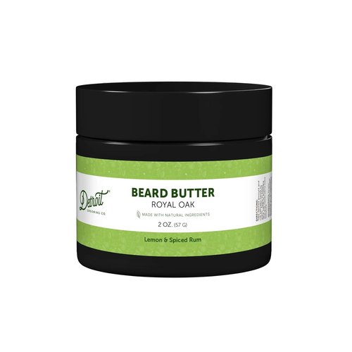 Detroit Grooming Co. Beard Butter - Softens, Thickens & Hydrates with Safflower Oil | Royal Oak Scent, 2oz