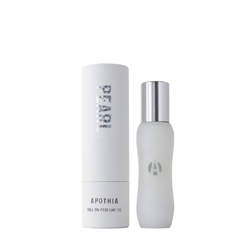 APOTHIA PEARL | Perfume Oil Roll On | Plum Blossom, White Peony, Shiso Leaf, Honeysuckle, Golden Amber | Long-Lasting Alcohol Free Perfume Oil for Women | Non-Toxic Fragrance | Travel Size | 9 ml