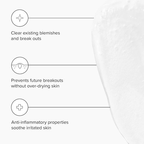 DRMTLGY Acne Cleanser - Oil-Free Salicylic Acid Cleanser & Face Wash for Acne Prone Skin