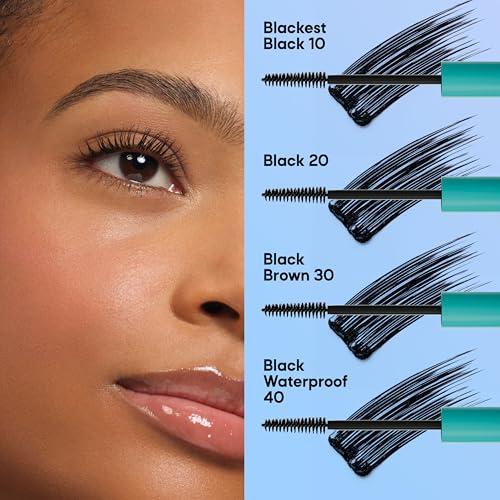 Almay Lengthening Mascara, Volume & Lift, Eye Makeup, Hypoallergenic and Fragrance Free (Packaging May Vary), 030 Black, 0.24 fl oz